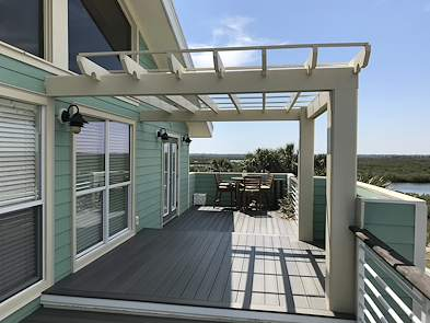 A frame shaped for open-air living